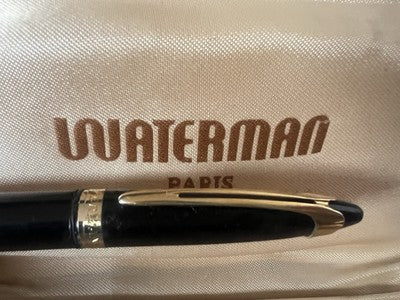 🔴 WATERMAN penna sfera Continental Paris scrive con scatola vintage