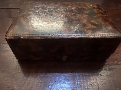 Schmuckkästchen mit Ohrring-Etui, Matranga Liberty 1940, Antik 