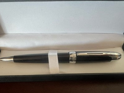 Waterman Ballpoint Pen Harley Davidson Black Motorcycle American Flag Writes