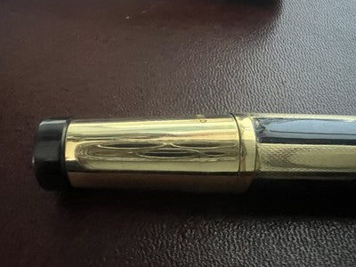 Waterman's Retractable Fountain Pen Mosaic ONYX Works Vintage A 