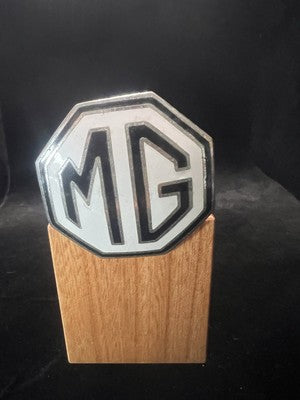 🔴 MG badge auto Morris Garages radiatore calandra emblema mascot vintage 80