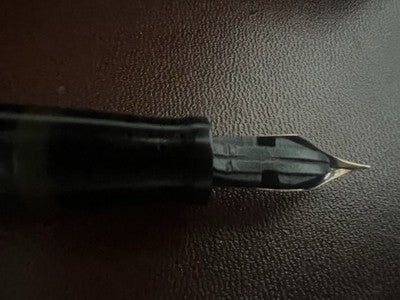 🔴 COLUMBUS Extra 21 Kolbenfüllfederhalter, 14-mm-Goldfeder, Vintage 