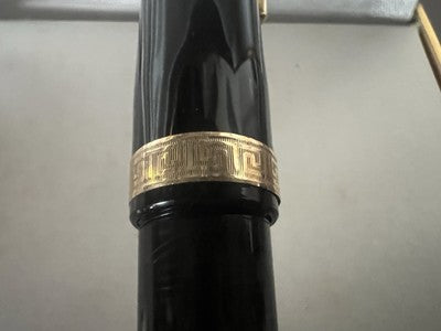 Grand-Mère Stylo-Plume Stylo à Plume Extra Collier Grecque A Piston F Nouvelle