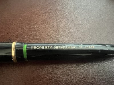 🔴 Penna stilografica PROPRIETY DEPARTMENT OF STATE America scrive vintage