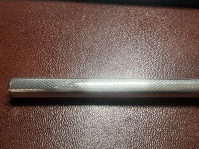 🔴 Penna sfera ARGENTO 925 massiccio cesellato guillocchè scrive vintage 1