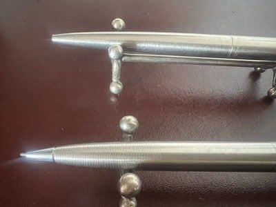 Parker Set Pen Sphere + Mechanical Pencil Steel Brushed CT Scrivono Vintage