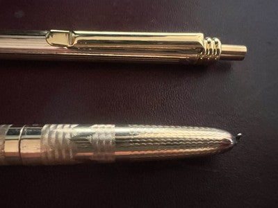 Lalex Penne à Bille Dorées Scrivono Avec Boîte Vintage