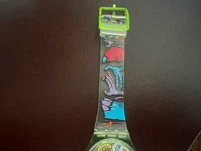 🔴 SWATCH orologio Centipede Jamie Hewlett Edizione Artistica GG143 vintage 97