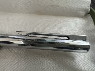 🔴 WATERMAN penna sfera Torsade cromata sfaccettata con astuccio vintage