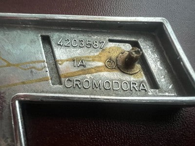 🔴 FIAT 500L stemma auto emblema fregio logo scritta metallo vintage B