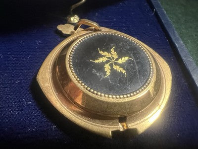 🔴 CASSA orologio tasca donna SMALTI da revisionare parti vintage