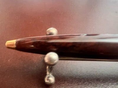 🔴 OSAMA Mini-Kugelschreiber für Tagebücher, Lack und Gold, schreibt im Vintage-Stil 