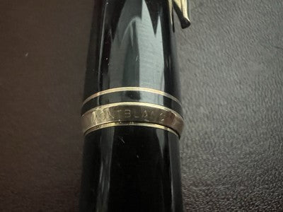 🔴 MONTBLANC 221 stilografica pistone pennino oro 14K garanzia vintage '60 NOS