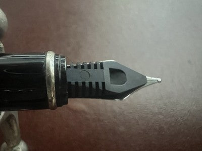 🔴 MARLEN penna stilografica Esercito Slim Edition resina Argento 925 garanzia