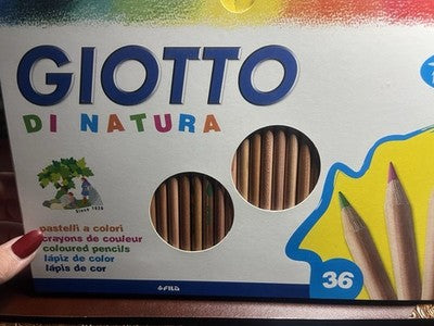 GIOTTO von Natur Lot 7 Packungen Buntstifte 36 Stück Jedes / Ovp