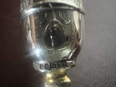 Rotes Ferrari-Füllfederhalter-Schreibset aus silbernem 925er Sterlingsilber mit Tinten 