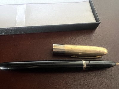 Pen Fountain Pen Black Mechanism A Piston Marking Vintage 1950 A