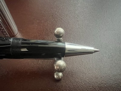 🔴 GUCCI penna sfera roller Classic Minimalist garanzia scatola NOS vintage