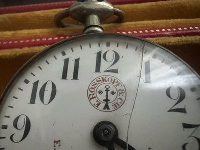 🔴 ROSKOPF orologio tasca uomo parti ricambio o riparazione vintage DEL 1900