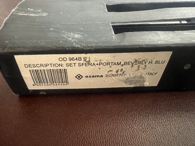 🔴 OSAMA penna sfera Beverly e porta mine matita 0,5 con astuccio