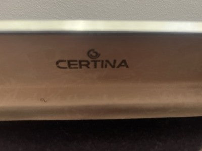 🔴 CERTINA box scatola orologio polso uomo cofanetto custodia vintage