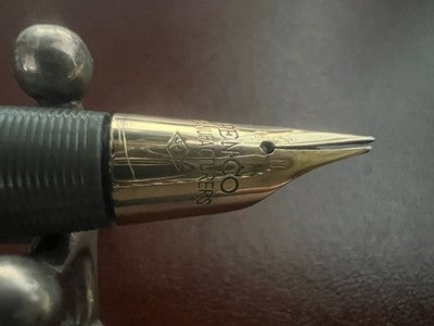 🔴 PEN CO penna stilografica grigia 53 pennino a diamante ORO 14 kt vintage