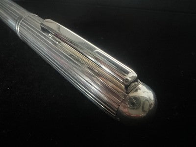 🔴 LECCE PEN penna stilografica ARGENTO 925 MASSICCIO iridium M forte peso