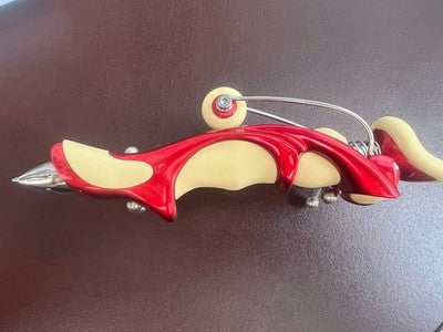 🔴 JEAN PIERRE LEPINE penna sfera Free Ride Red ergonomica Edizione Limitata