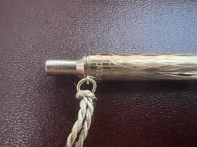 Lalex Stylo-Plume Femme Plaqué Or Burins Vintage Nœud Collier Recharge Trousse 