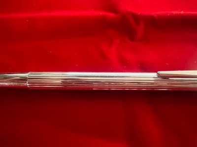 🔴 MONTBLANC penna sfera Noblesse in metallo cromato lucido scrive vintage