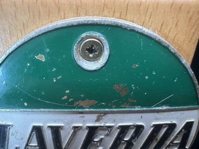 Laverda 750 Armes Moto Couverture Réservoir Métal Badge Original Vintage 1970
