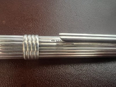 🔴 DIOR penna stilografica ARGENTO 925 pennino Montblanc ORO M 31312 CD NOS