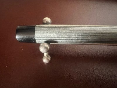 Füllfederhalter aus Zelluloid, perlmuttfarben (M), Markierung, Vintage '40 