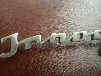 Coat of Arms Innocenti Austin Print Emblem Logo Dashboard Vintage