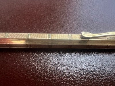 Bleistift Mechanical Vergoldet Gold Section Achteckig Ladenneu Zipfel Vintage! 