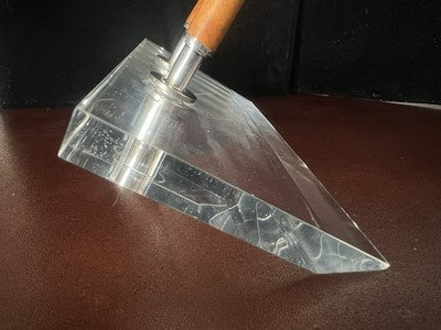 Giannini Base Stylo-Plume Stylo à Plume Sphère Argent 925 Bois Stilofori Schreibtisch 