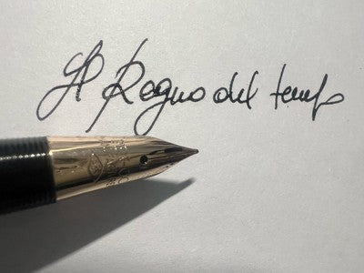 🔴 PEN CO penna stilografica 53 pennino a diamante ORO 14 kt vintage Penco G