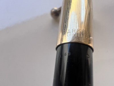 🔴 PARKER 51 matita meccanica portamine cappuccio laminato oro scrive astuccio