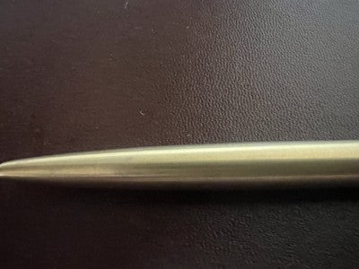 🔴 COLUMBUS penna sfera PLACCATA ORO pulsante a scatto scrive vintage