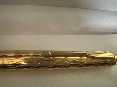 Worldman Pen Fountain Pen Splaccata Gold Rare Vintage