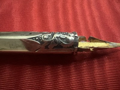 Schreibpult, Silber 925, Punzen, Englisch, Sheffield, 1915, Original, Vintage 