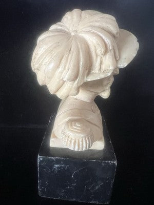 🔴 LAMAROMORA statua scultura busto generale fondatore Bersaglieri h15 vintage