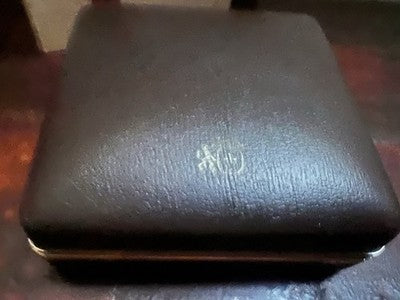 🔴 COLIBRI' scatola accendino Executive Elite Moire Moirette Monogas vintage