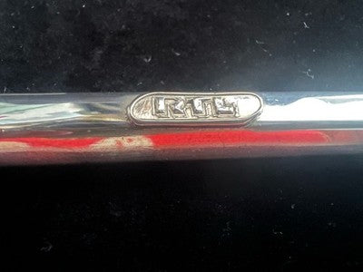 🔴 BIC penna sfera ARGENTO 925 MASSICCIO Silver Edizione Limitata astuccio NOS