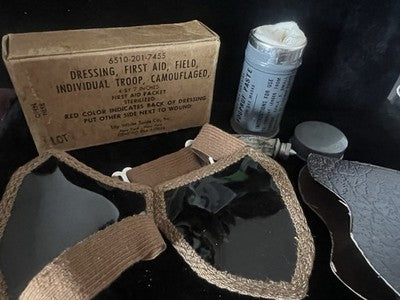 Stock Military Glasses Desert Military Fogpruf Paste Camouflaged Vintage