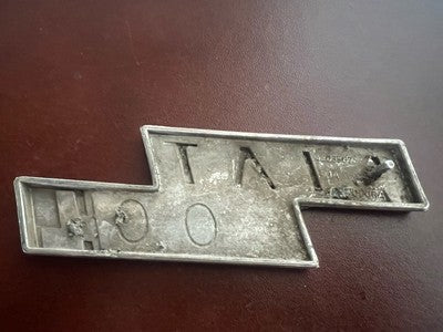 🔴 FIAT 500L stemma auto emblema fregio logo scritta metallo vintage A