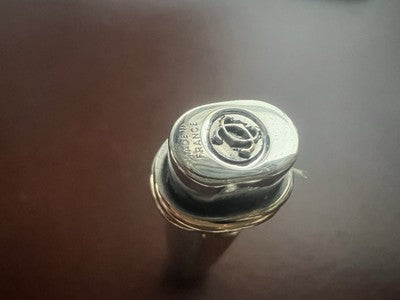 Must De Cartier Vendome Trinity Vintage Matte Silver Plated Ballpoint Pen