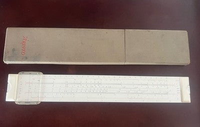 🔴 Regolo calcolatore ARISTO 929 PROFESSIONALE grande con custodia vintage