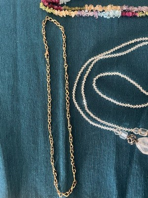 Necklaces Crystals Beads Stones Bracelet Costume Jewelry Vintage N.3