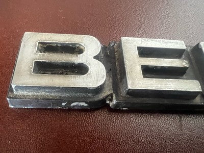 Bedford Emblem Transporter Emblem Platte Metall Vintage 1970 B 